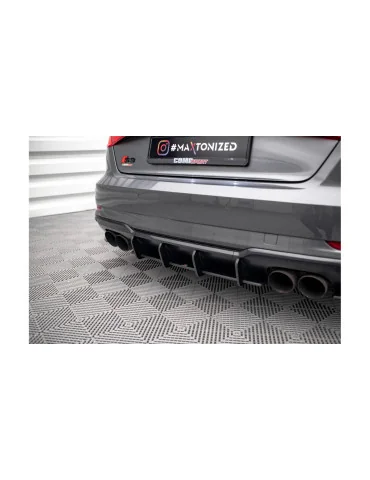 Diffuseur arrière Street Pro Audi S3 8V Sportback noir mat