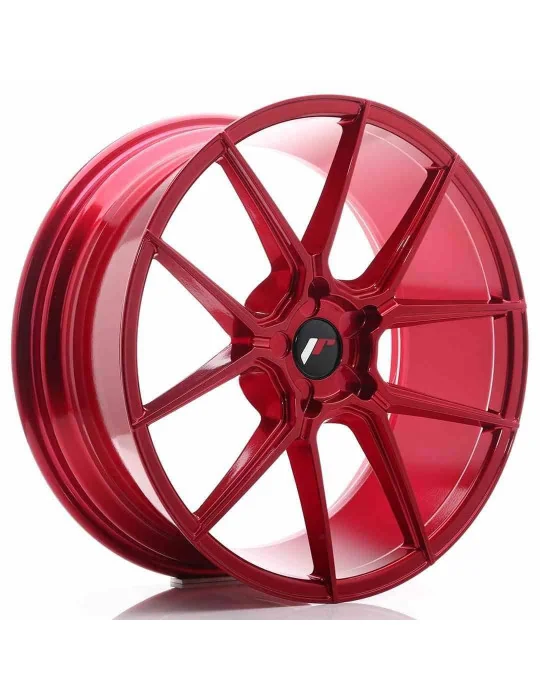 Jante JR30 20x8,5 non percée rouge Platinum Japan Racing