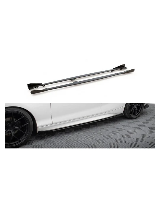 Bas de caisse avec flaps BMW Série 1 F20 noir mat Maxton Design