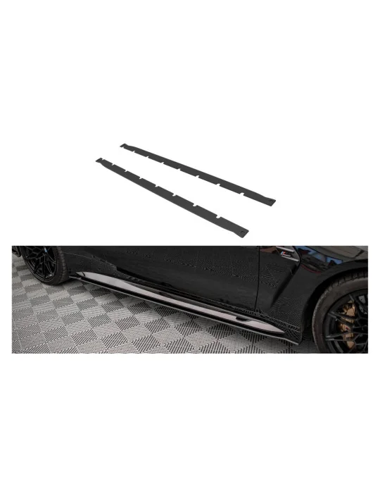 Bas de caisse Street Pro BMW M4 G82 noir mat Maxton Design