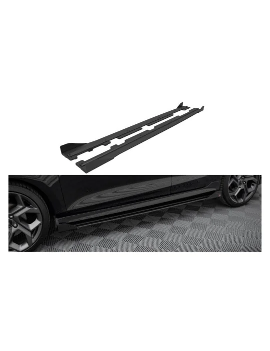 Rajouts de bas de caisse et flaps Ford Fiesta VIII ST noir mat Maxton Design