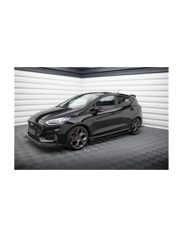 Rajouts de bas de caisse Ford Fiesta VIII ST noir mat + flaps