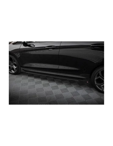 Rajouts de bas de caisse Ford Fiesta VIII ST noir mat + flaps