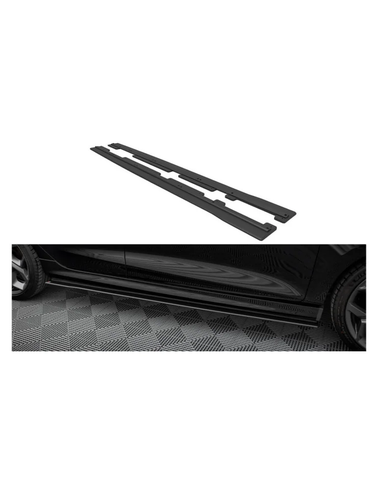 Rajouts de bas de caisse Ford Fiesta VIII ST / ST-Line noir mat