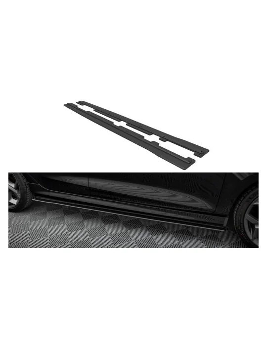 Rajouts de bas de caisse Ford Fiesta VIII ST noir mat Maxton Design