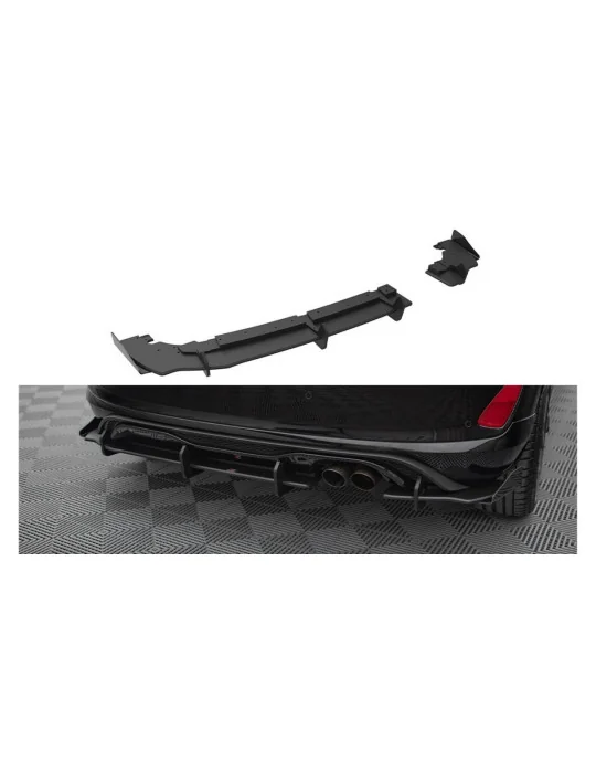 Diffuseur arrière et flaps Ford Fiesta VIII ST noir mat Maxton Design