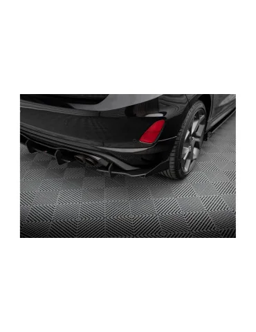 Diffuseur arrière + flaps Ford Fiesta VIII ST noir mat