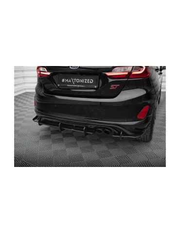 Diffuseur arrière + flaps Ford Fiesta VIII ST noir mat