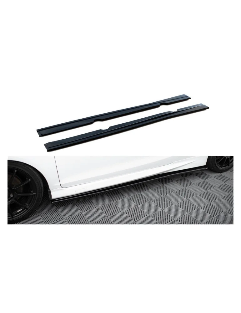 Rajouts de bas de caisse Ford Fiesta VII ST noir brillant