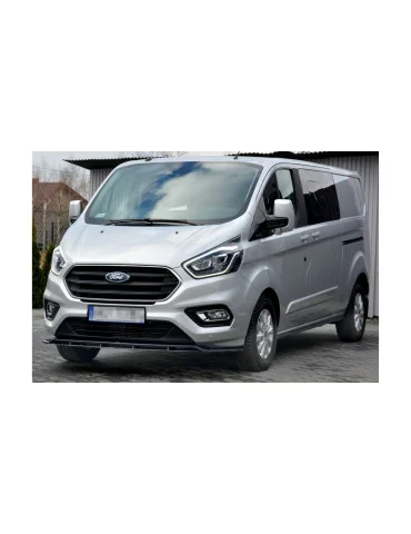 Rajouts de bas de caisse Ford Transit Custom I restylé noir brillant