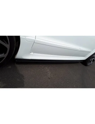 Rajouts de bas de caisse Ford S-Max I Titanium restylé noir brillant
