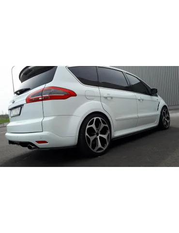 Rajouts de bas de caisse Ford S-Max I Titanium restylé noir brillant