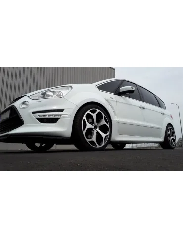 Rajouts de bas de caisse Ford S-Max I Titanium restylé noir brillant
