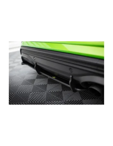 Diffuseur arrière central Street Pro Ford Puma I ST noir et rouge