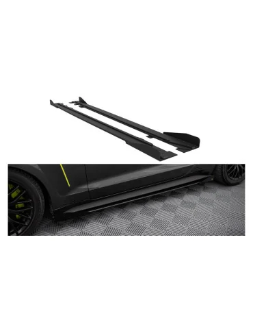 Rajouts de bas de caisse Street Pro Mustang VI GT + flaps