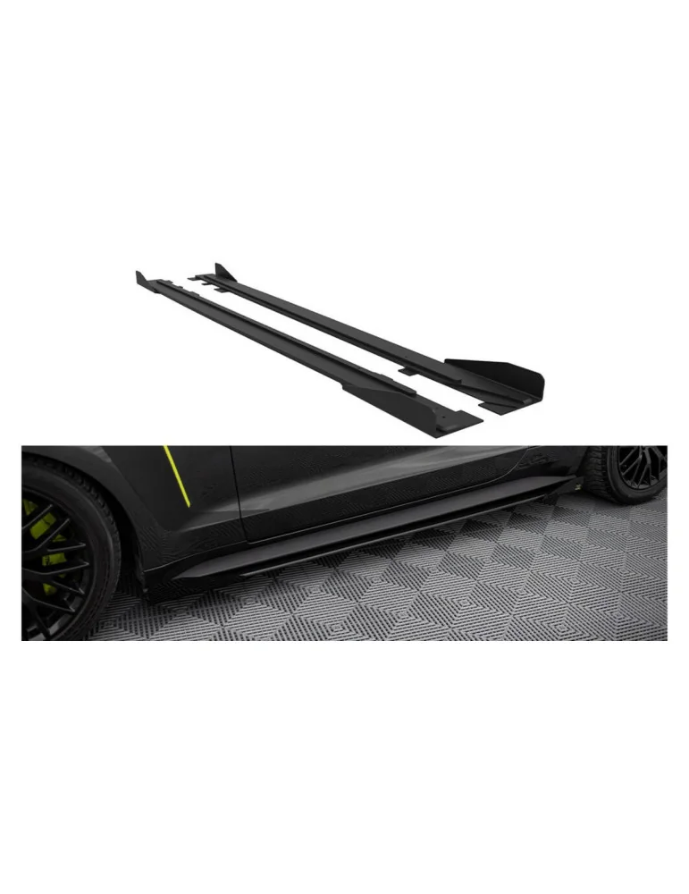 Rajouts de bas de caisse Street Pro Mustang VI GT + flaps