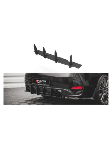 Diffuseur arrière central Street Pro Infiniti Q60 S II noir mat