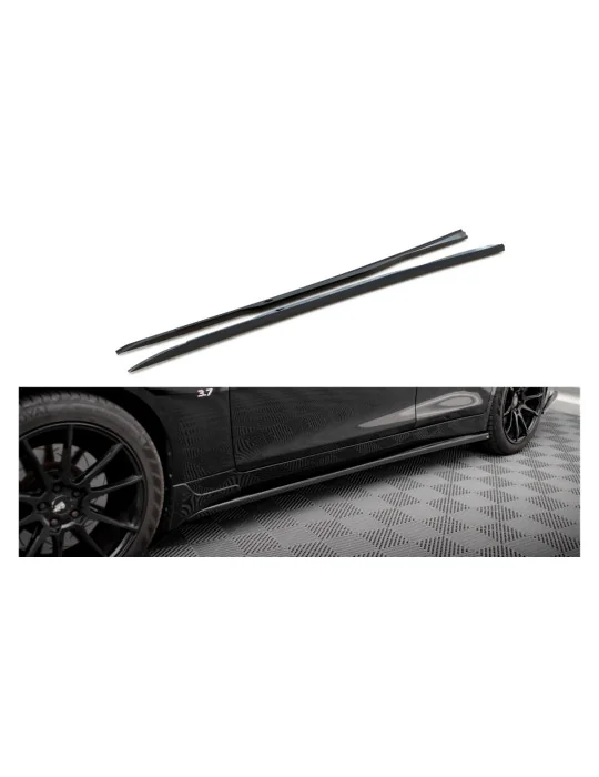 Rajouts de bas de caisse v.1 Infiniti Q50 S I noir brillant Maxton Design