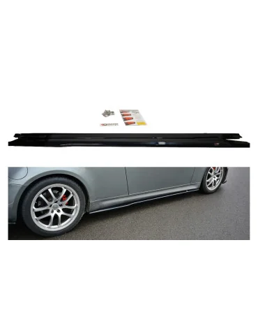 Bas de caisse sport Infiniti G35 Coupé 2003-2007 noir brillant
