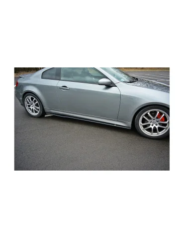 Bas de caisse sport Infiniti G35 Coupé 2003-2007 noir brillant