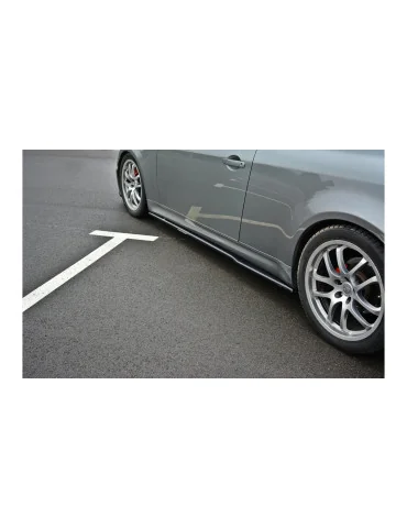 Bas de caisse sport Infiniti G35 Coupé 2003-2007 noir brillant