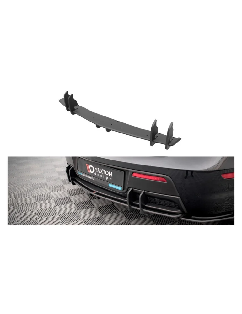 Diffuseur arrière Street Pro Mazda 3 I MPS 2006-2008 noir mat