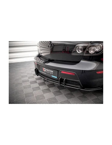 Diffuseur arrière Street Pro Mazda 3 I MPS 2006-2008 noir mat