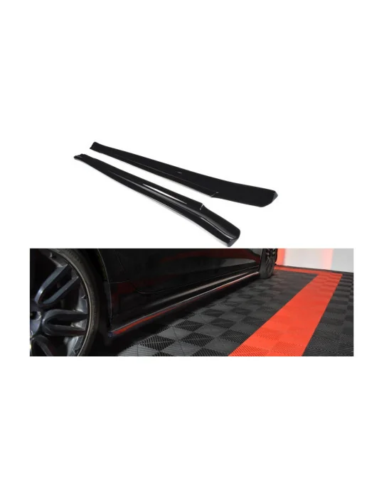 Bas de caisse Maserati Quattroporte VI noir brillant Maxton Design