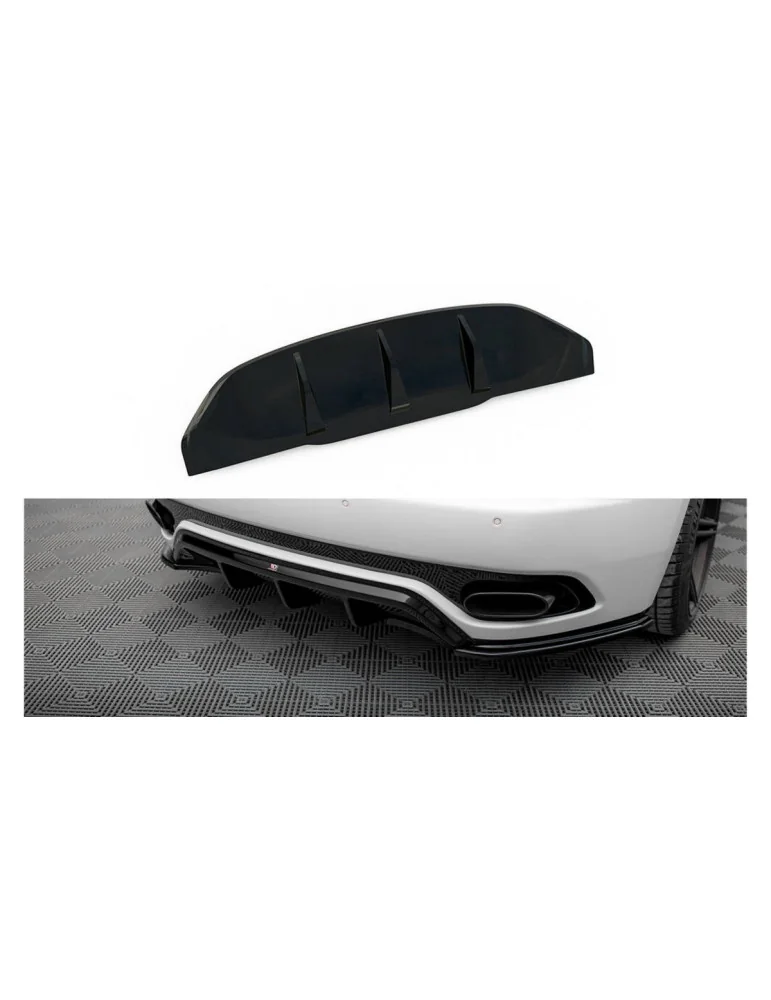 Diffuseur arrière Maserati GranTurismo I 2007-2018 noir brillant