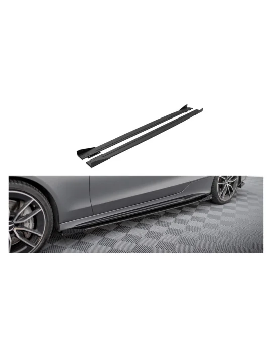 Bas de caisse Street Pro avec flaps C43 Coupé C205 noir mat Maxton Design