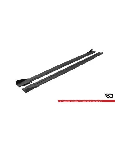 Bas de caisse Street Pro avec flaps C43 Coupé C205 restylé noir mat
