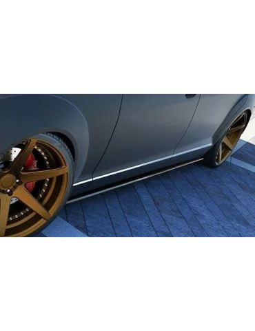 Bas de caisse sport Mercedes Classe S W221 Long noir brillant