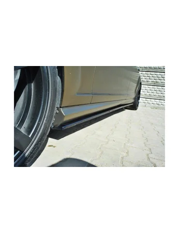 Bas de caisse sport Mercedes Classe S W221 AMG Long noir brillant