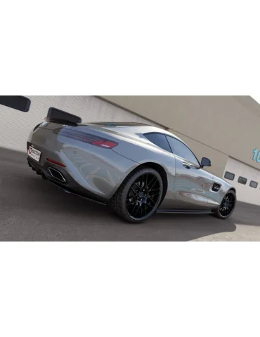Diffuseur arrière Mercedes-AMG GT / GT S C190 restylée noir brillant