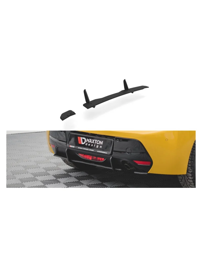 Diffuseur arrière Peugeot 208 II Racing Durability noir mat