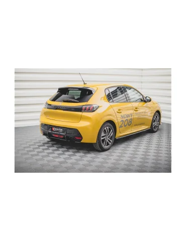 Diffuseur arrière Peugeot 208 II Racing Durability noir mat