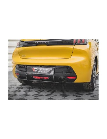 Diffuseur arrière Peugeot 208 II Racing Durability noir mat
