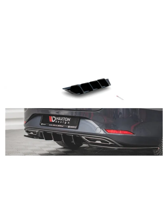Diffuseur arrière Seat Leon FR ST IV noir brillant Maxton Design