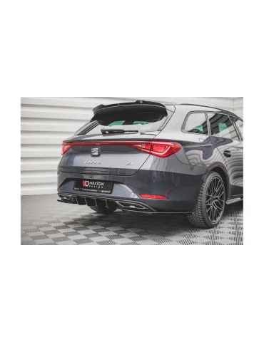 Diffuseur arrière Seat Leon FR ST IV noir brillant