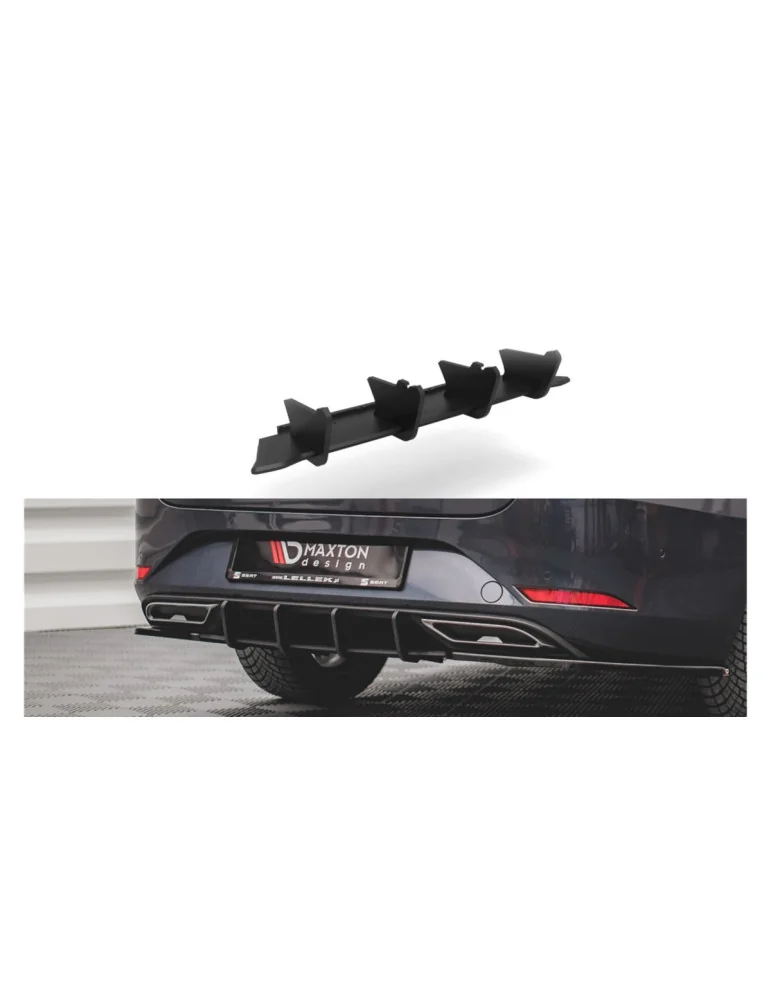 Diffuseur arrière Seat Leon FR ST IV Racing Durability noir mat