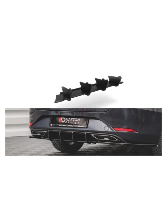 Diffuseur arrière Seat Leon FR ST IV noir mat Maxton Design