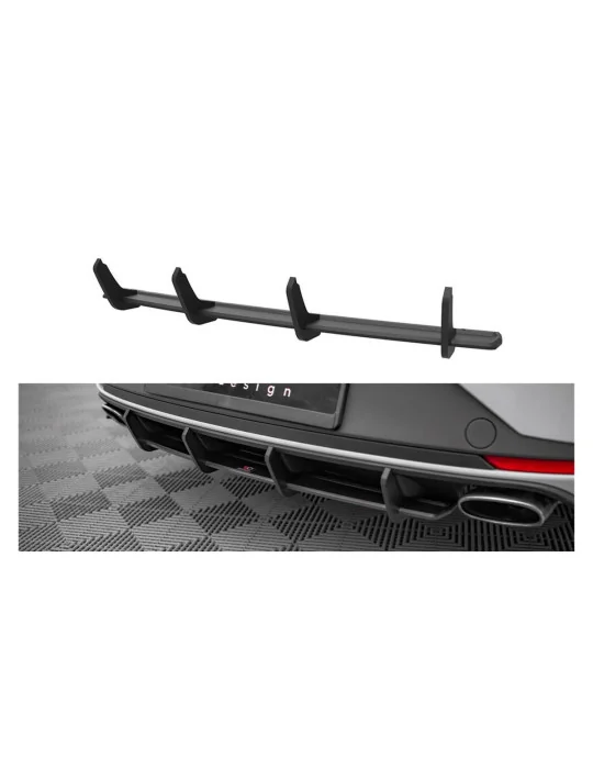 Diffuseur arrière Seat Leon Cupra ST III Street Pro noir mat Maxton Design
