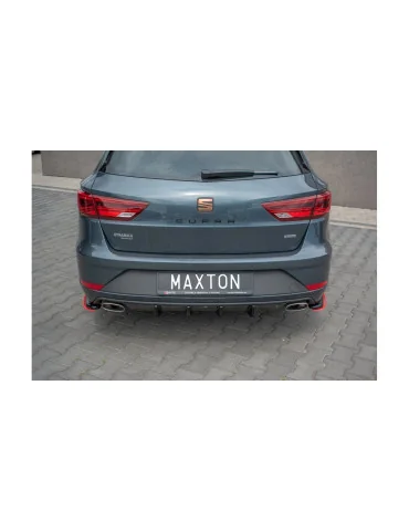 Diffuseur arrière Seat Leon Cupra ST III restylée v.1 noir brillant