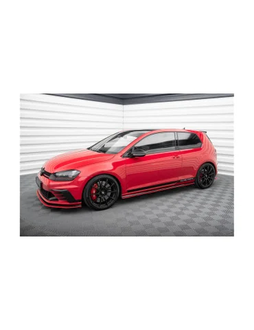 Rajouts de bas de caisse Golf 7 GTI Clubsport rouge