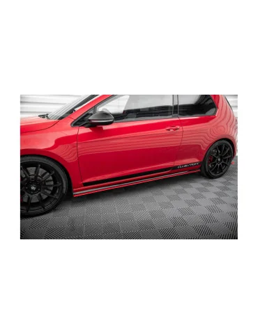 Rajouts de bas de caisse Golf 7 GTI Clubsport rouge