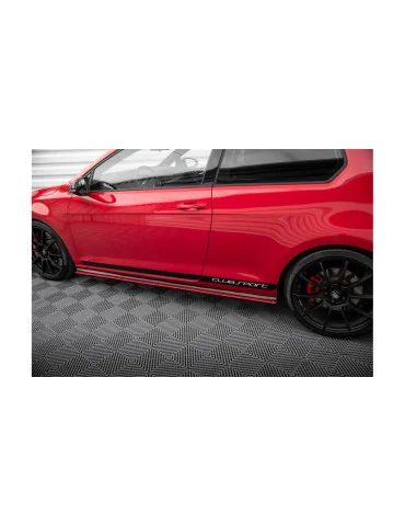 Rajouts de bas de caisse Golf 7 GTI Clubsport rouge