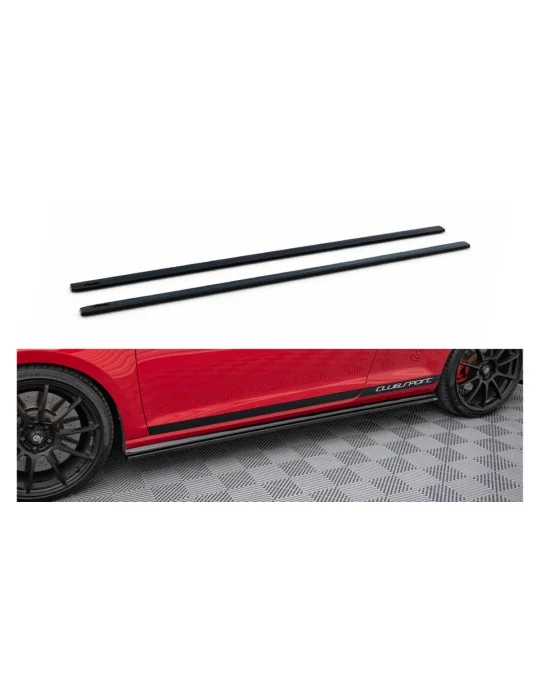 Rajouts de bas de caisse Golf 7 GTI Clubsport noir brillant Maxton Design