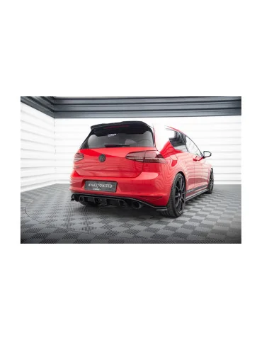 Diffuseur arrière Golf 7 GTI Clubsport noir brillant