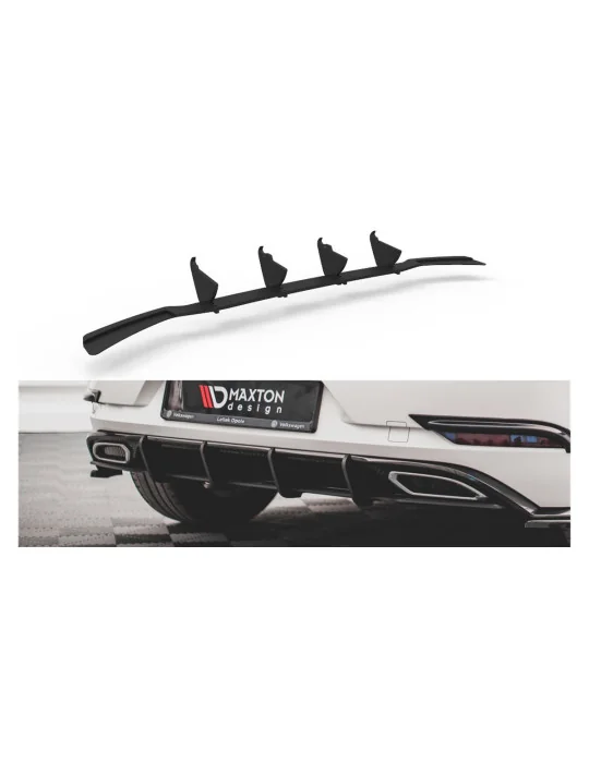 Diffuseur arrière Street Pro Golf 7 R-Line noir mat Maxton Design