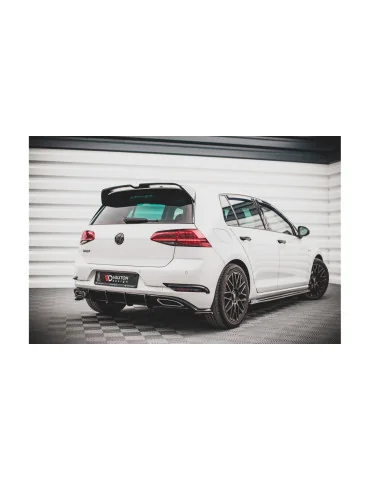 Diffuseur arrière Street Pro Golf 7 R-Line restylée noir mat